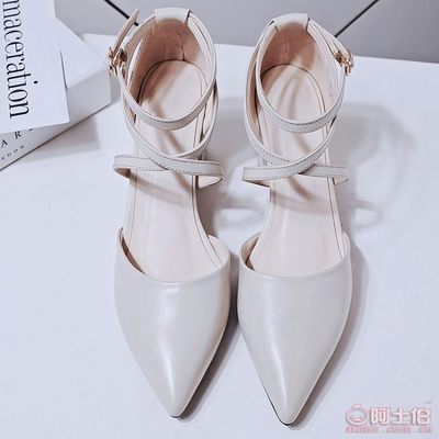 【专柜品质时尚尖头粗跟女鞋OL百搭女凉鞋厂家直销xl6287】武侯区熙琳鞋业经营部 - 产品库